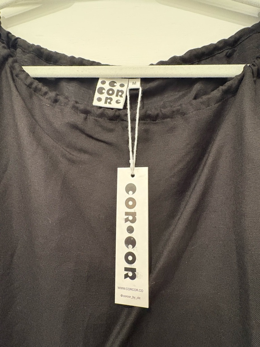 NWT Amour Vert Cor Cor Black Tassel Tank - Picture 5 of 6